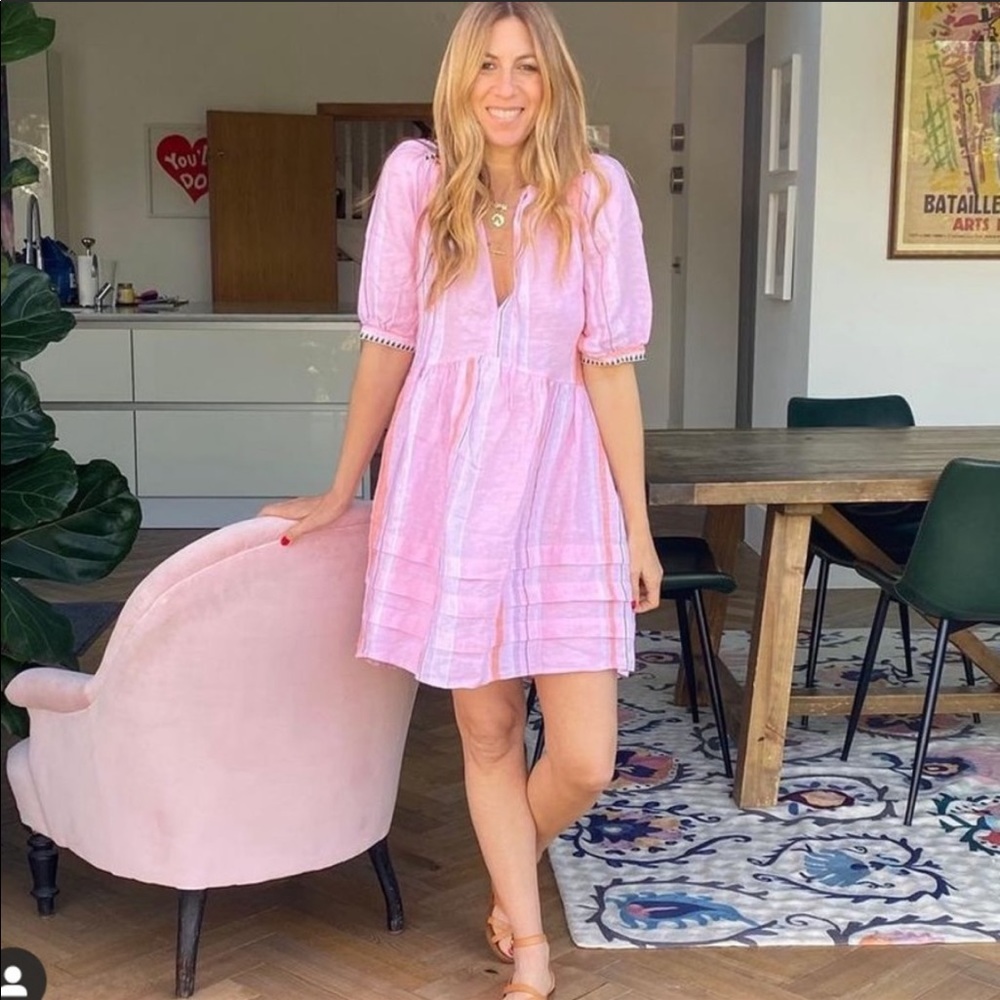 H&M Pink Striped Mini Dress - Picture 2 of 12